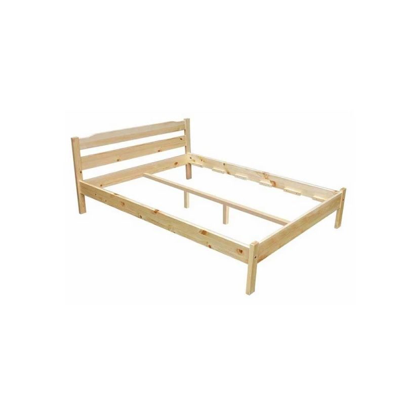 Κρεβάτι διπλό από φυσικό ξύλο 160/200 Masif Bed, Genomax