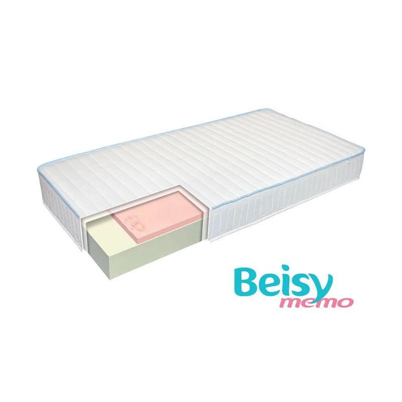 Στρώμα αφρού, BEISY MEMO, από 82/190, με memory foam, Genomax