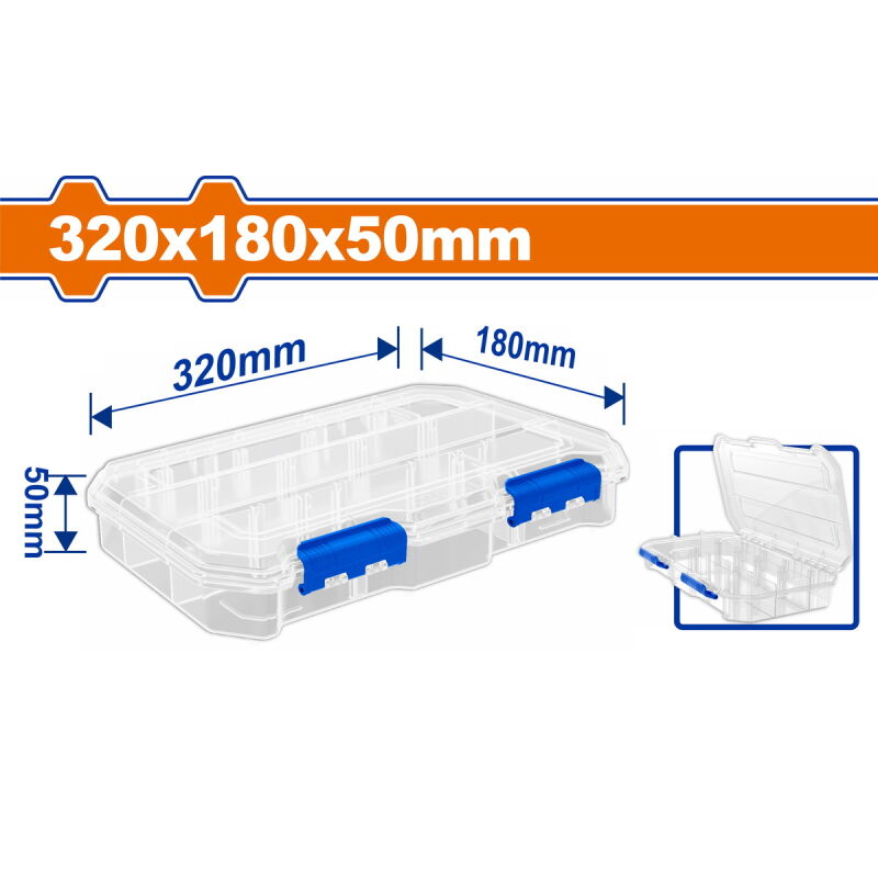 WADFOW ΤΑΜΠΑΚΙΕΡΑ ΕΡΓΑΛΕΙΩΝ 320Χ180Χ50mm (WTB8342)