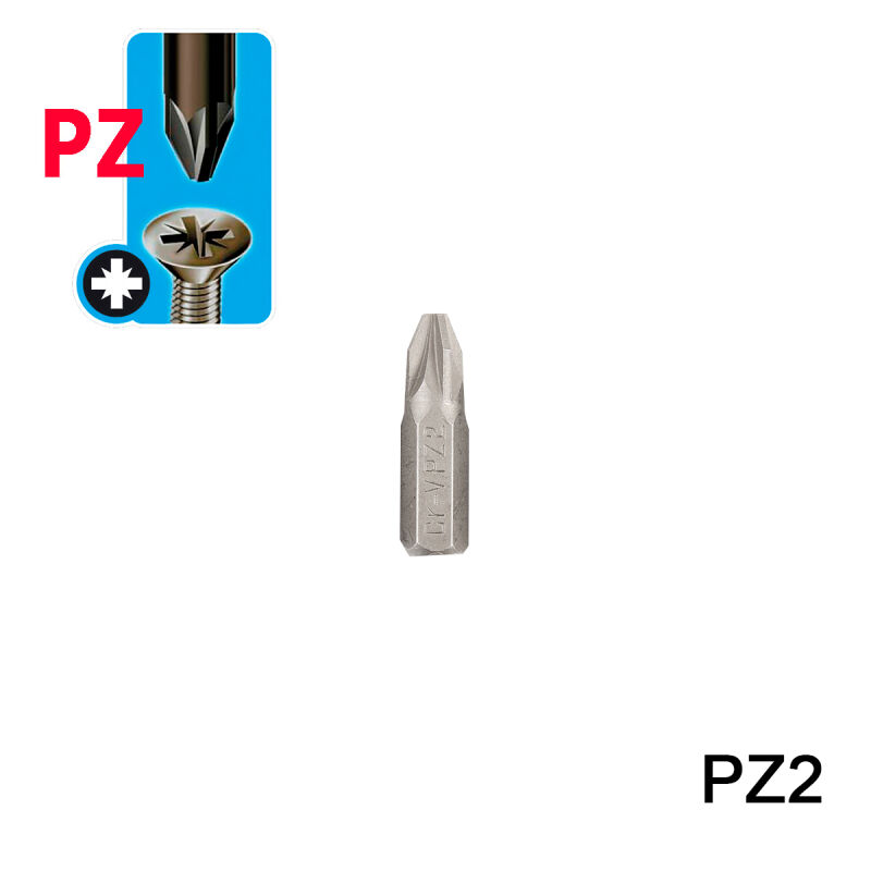 Κατσαβιδόμυτες 1/4" PZ2x25mm 6122025