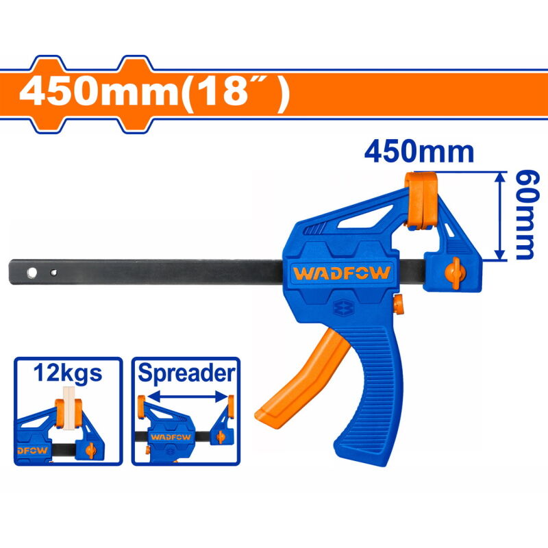 WADFOW ΣΦΙΓΚΤΗΡΑΣ ΜΑΡΑΓΚΩΝ ΑΥΤΟΜΑΤΟΣ 18" / 60X450mm (WCP4318)