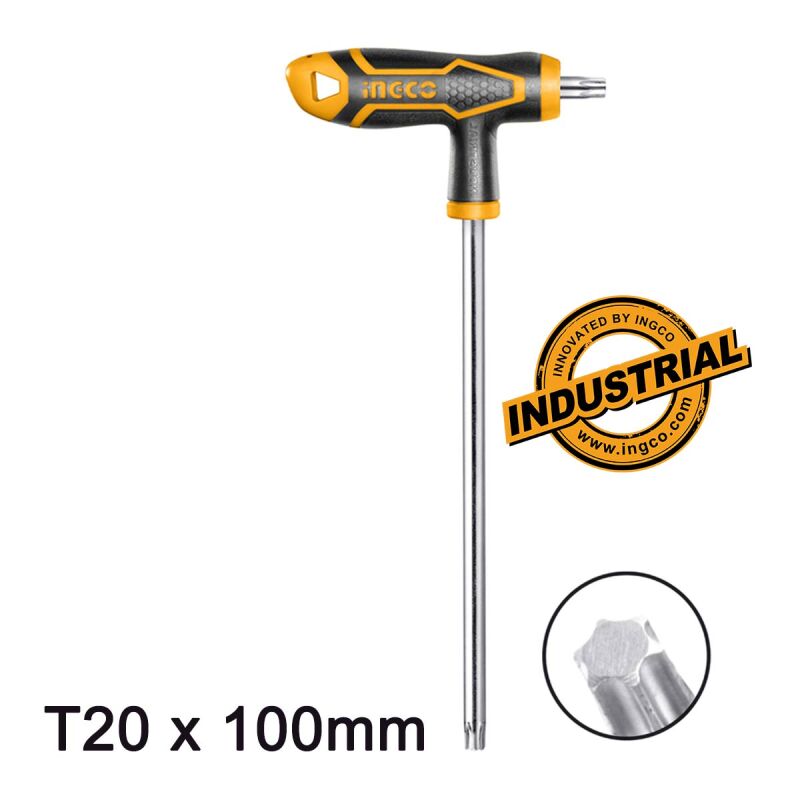 Ταφ Torx Κλειδί T20 x 100mm HHK15T201001 INGCO - Image 2