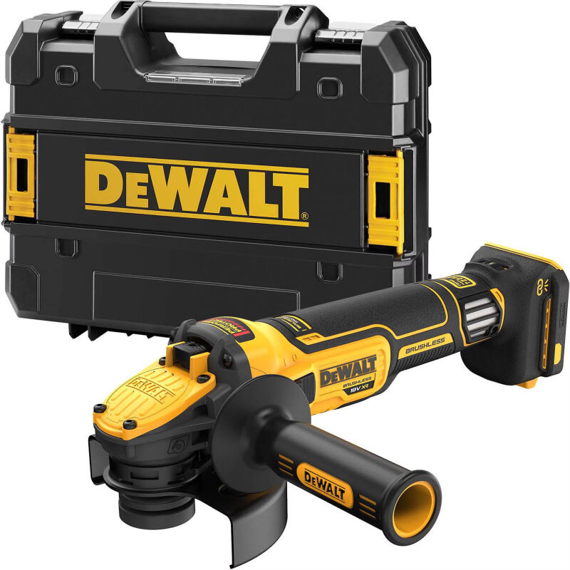 DEWALT Γωνιακός Τροχός Μπαταρίας 125mm 18V Brushless Solo DCG409VSNT DeWalt