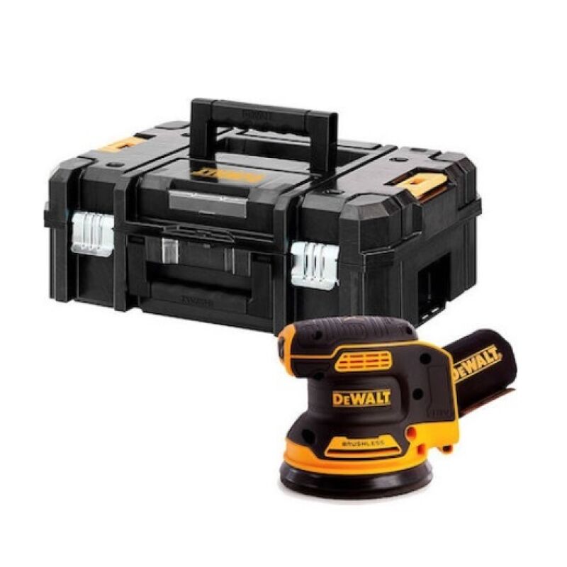 Dewalt DCW210NT Έκκεντρο Τριβείο 125mm Μπαταρίας 18V Solo με Ρύθμιση Ταχύτητας σε βαλίτσα TSTAK DeWalt