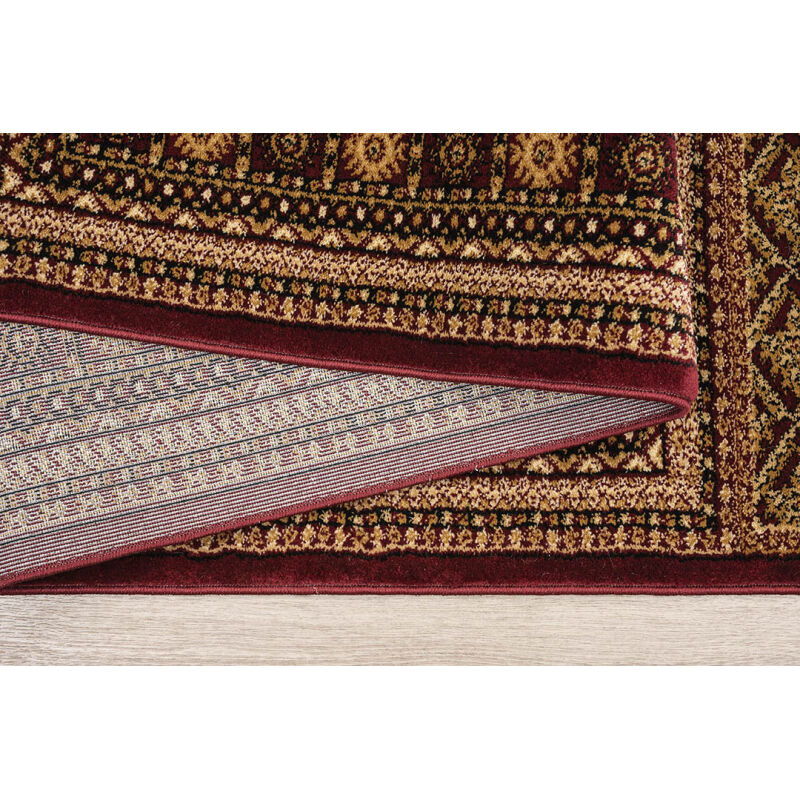 ΧΑΛΙ PERSIA 7838 BURGUNDY ΜΕ ΚΡΟΣΣΙ - 160X230  NewPlan - Image 3