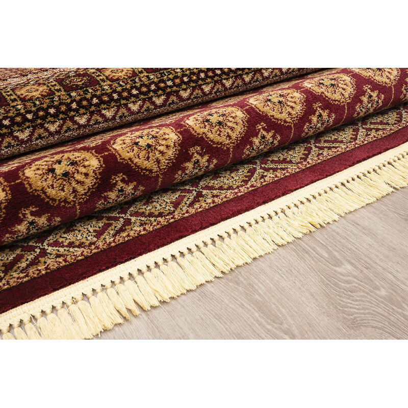 ΧΑΛΙ PERSIA 7838 BURGUNDY ΜΕ ΚΡΟΣΣΙ - 160X230  NewPlan - Image 4