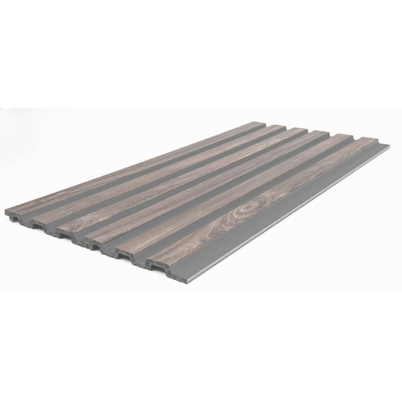 PS PANEL ΜΕ 3D ΠΗΧΑΚΙΑ 00 PIANO 12/122/2900mm WALNUT/DARK GREY NewPlan - Image 4