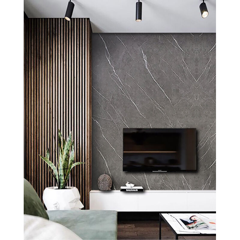 PVC WALL PANEL  2.8/1220/2800mm  PIETRA GREY 211 NewPlan - Image 2