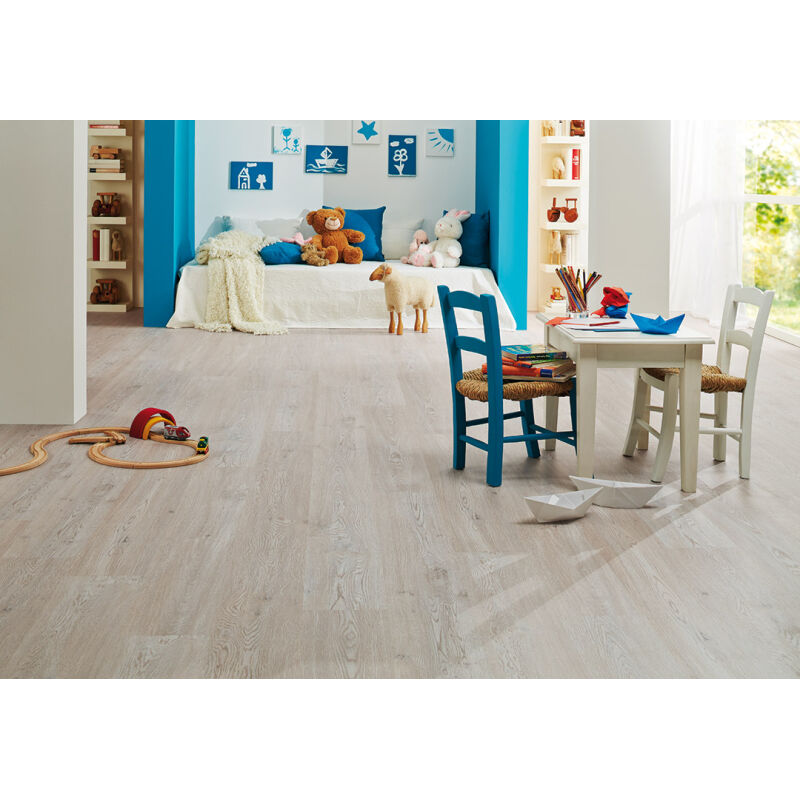 ΔΑΠΕΔΟ LAMINATE MODERA CLASSIC 4V 8mm 5552 WHITE OILED OAK NewPlan - Image 2