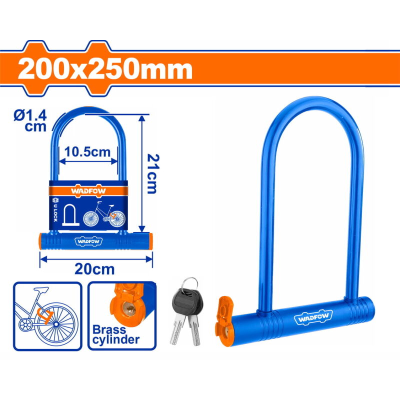 WADFOW ΚΛΕΙΔΑΡΙΑ ΠΟΔΗΛΑΤΟΥ ΠΕΤΑΛΟ 200Χ250mm (WBK6125)