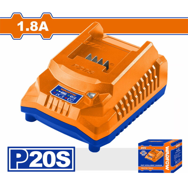 WADFOW ΦΟΡΤΙΣΤΗΣ 1.8A ΓΙΑ ΜΠΑΤΑΡΙΕΣ Li-ion 20V (WFCP518)