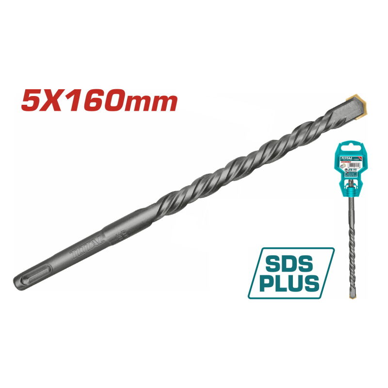 TOTAL ΔΙΑΜΑΝΤΟΤΡΥΠΑΝΟ SDS-PLUS 5 X 160mm (TAC310502)