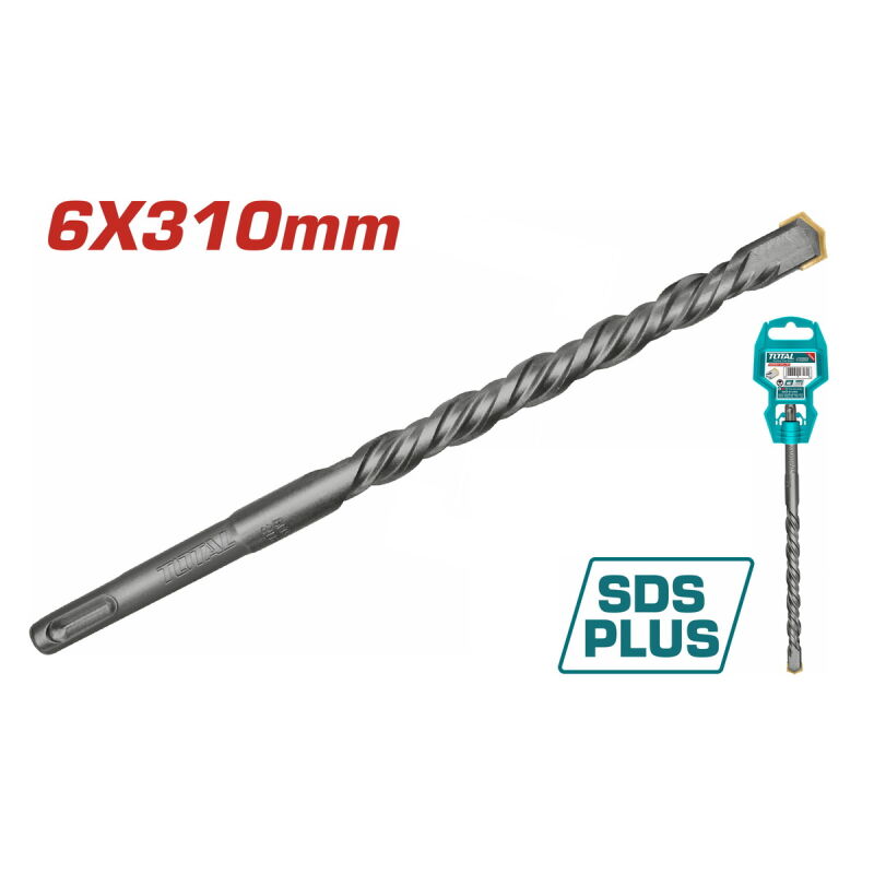 TOTAL ΔΙΑΜΑΝΤΟΤΡΥΠΑΝΟ SDS-PLUS 6 X 310mm (TAC310605)