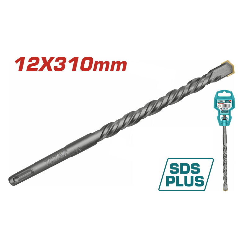 TOTAL ΔΙΑΜΑΝΤΟΤΡΥΠΑΝΟ SDS-PLUS 12 X 310mm (TAC311204)