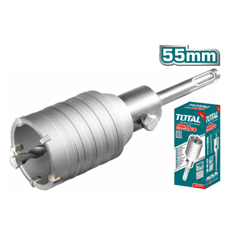 TOTAL ΔΙΑΜΑΝΤΟΚΟΡΩΝΑ ΜΠΕΤΟΥ SDS - PLUS 55mm (TAC430551)