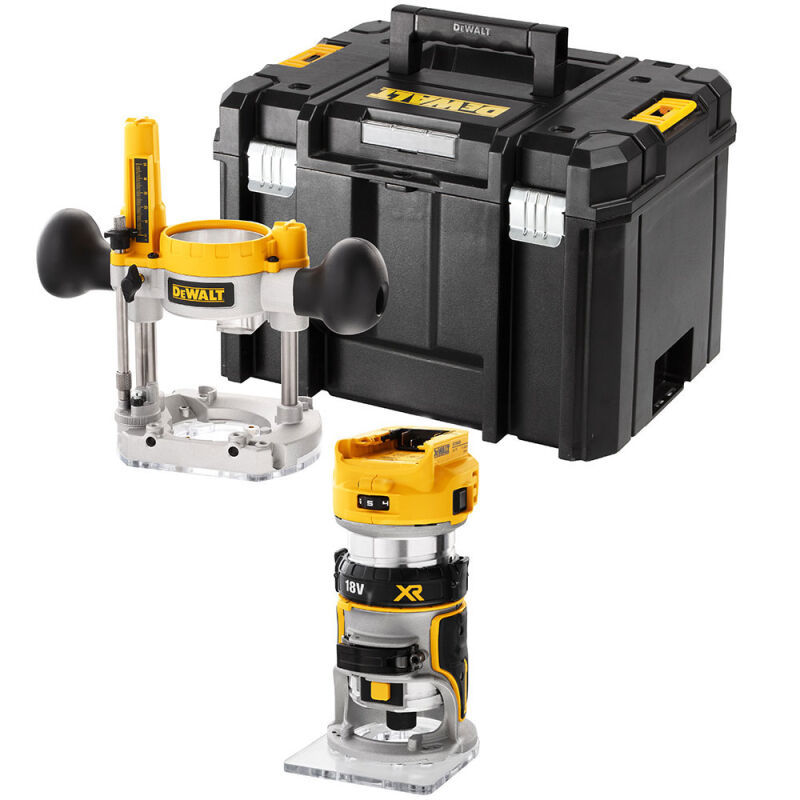 ΡΟΥΤΕΡ DEWALT DCW604NΤ 18V SOLO 8mm. ΚΑΘΕΤΟΣ ΟΔΗΓΟΣ