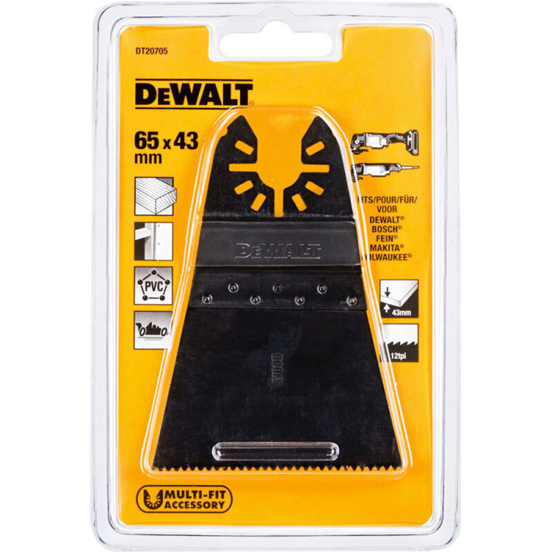 ΛΑΜΕΣ DEWALT DT20705 ΠΟΛΥΕΡΓΑΛΕΙΟΥ 64x43mm 12TPI