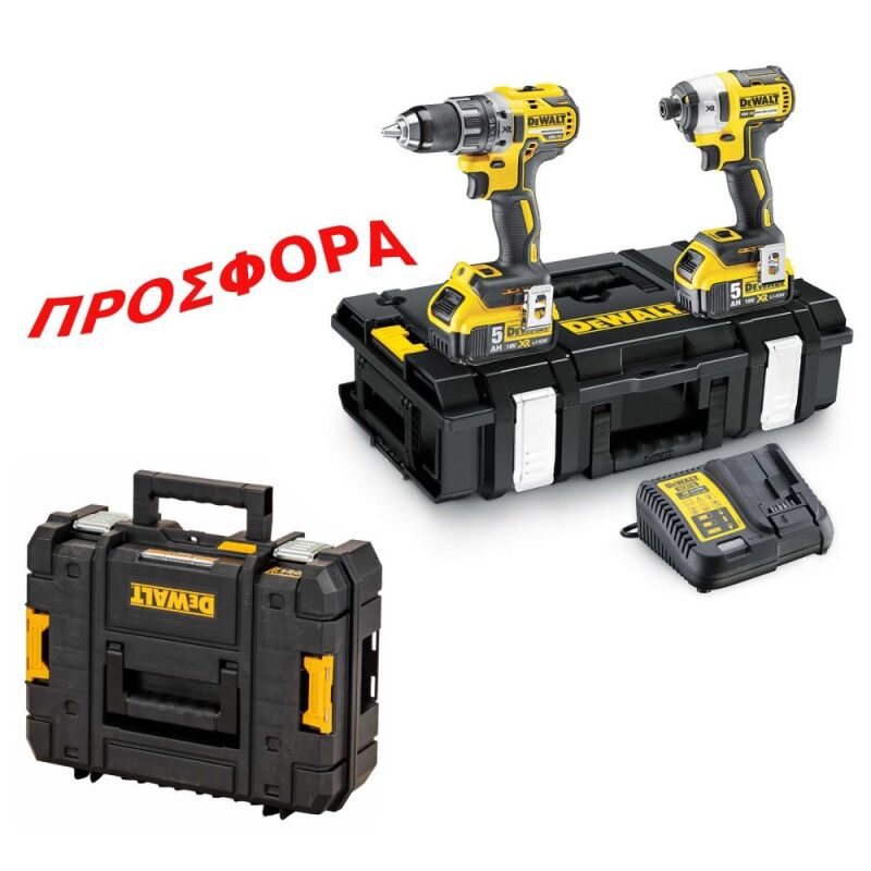 ΔΡΑΠΑΝΟΚΑΤΣΑΒΙΔΑ DEWALT DCK266P2 + ΠΑΛΜΙΚΑ 18V ΣΕΤ