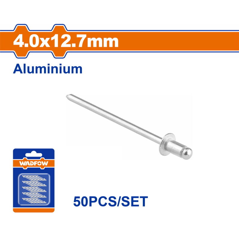 WADFOW ΠΡΙΤΣΙΝΙΑ ΑΛΟΥΜ. 4 X 12.7mm 50TEM (WREZK23)