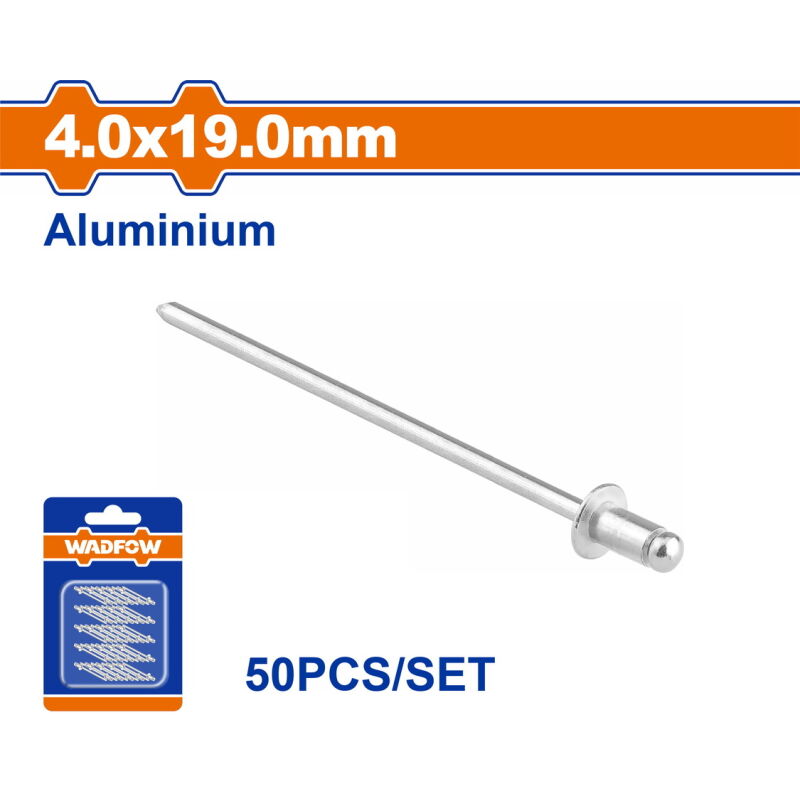 WADFOW ΠΡΙΤΣΙΝΙΑ ΑΛΟΥΜ. 4 X 19mm 50TEM (WREZK24)