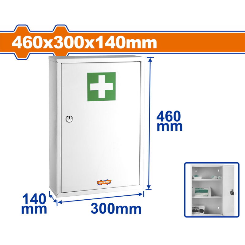 WADFOW ΚΟΥΤΙ ΦΑΡΜΑΚΕΙΟΥ 460X300X140mm (WYYX4502)